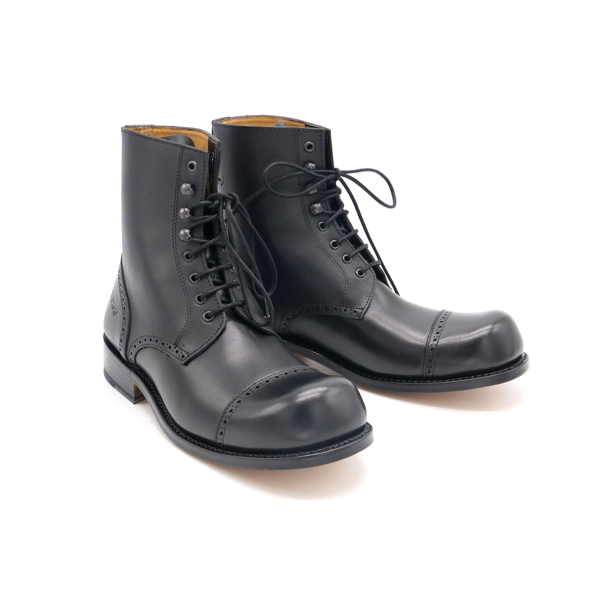 Hobo Charly Derby leather sole black 
