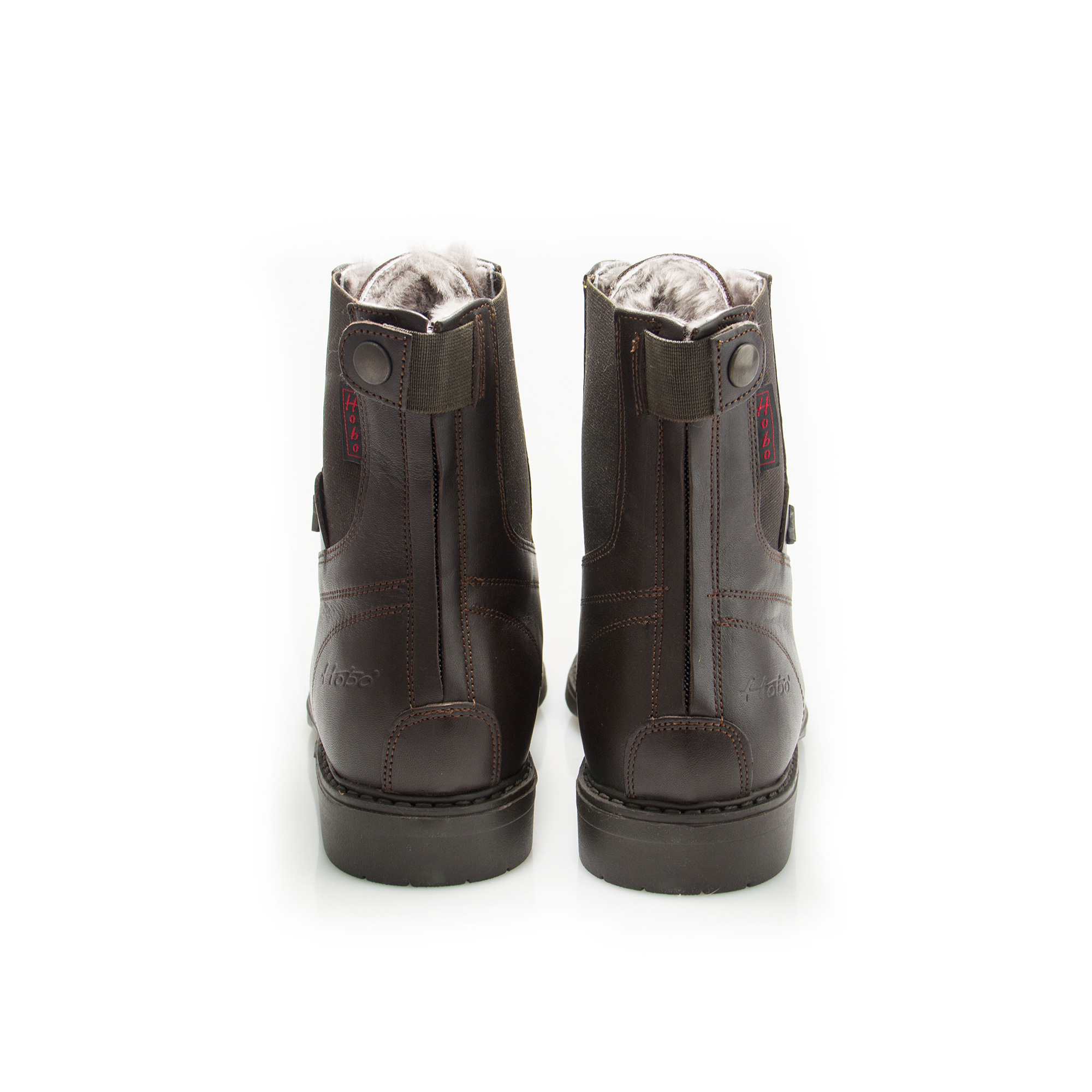 Frosty NF Reitstiefelette mokka Echtfell
